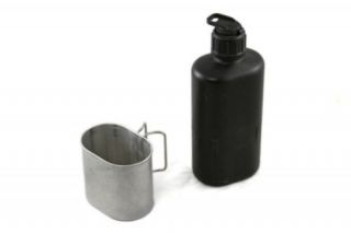 Swiss Army Drinking Flask Switzerland Water Bottle Military Canteen & Cup M84 2