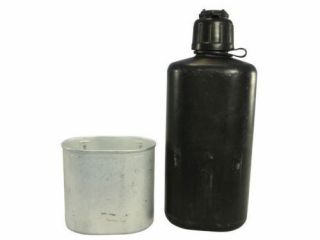 Swiss Army Drinking Flask Switzerland Water Bottle Military Canteen & Cup M84 3