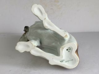 Vintage KARL ENS Porzellan Volkstedt German Porcelain Hound POINTER Dog Figurine 2