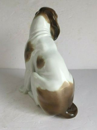 Vintage KARL ENS Porzellan Volkstedt German Porcelain Hound POINTER Dog Figurine 7