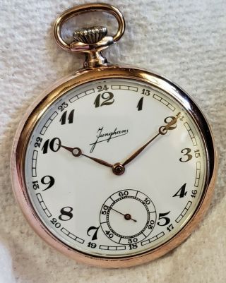 16s Junghans Silver Pocket Watch