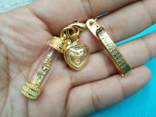 Salika Bird Nat Bo Bo Gyi Thep Thanchai Takrut Myanmar Fulfill God Amulet Charm 3