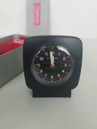 Vintage Victorinox Travel Alarm Clock 35730 Swiss Army Switzerland 2