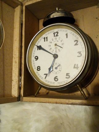 Antique Junghans Alarm Clock Germany