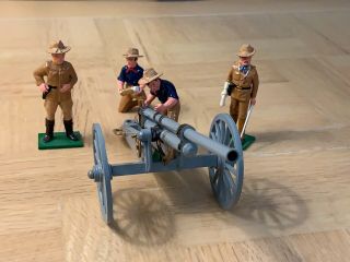 Trophy Miniatures,  Spanish - American War Artillery With Teddy Roosevelt