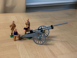 Trophy Miniatures,  Spanish - American War Artillery with Teddy Roosevelt 2