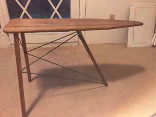 Vintage Wood Ironing Board.    Small / Child Size