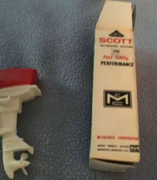 Scott Toy Outboard Boat Motor Plastic Box Perfect McCulloch Corp 3