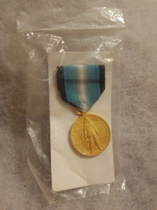 Vintage Us Antarctica Service Medal,  Nos