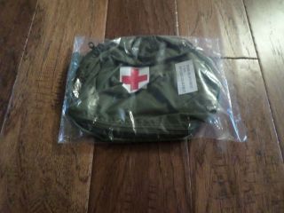 U.  S Military First Aid Kit Pouch General Purpose Vehicle Or Aircraft Attachments