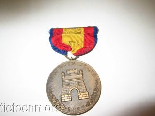Us Span Am Army War With Spain Medal Numbered No 346 Early Ribbon Full Wrap