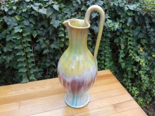 Vintage Water Pitcher Pottery Vase Stoneware 20 