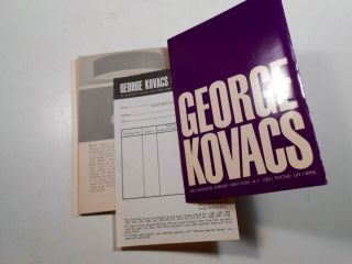 VINTAGE GEORGE KOVACS LAMP BROCHURE - 1967 2