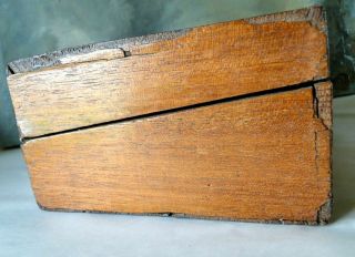 ANTIQUE VICTORIAN WOOD BOX WITH LOVELY INLAID MARQUETRY TURNBRIDGE WARE 6