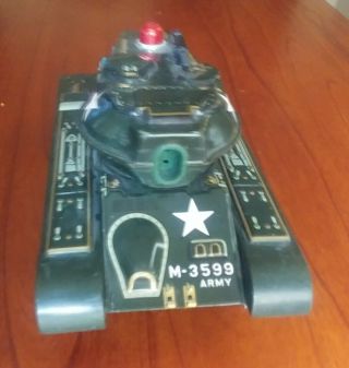 Modern Toys Vintage Tin Tank M - 3599 Made in Japan RARE 