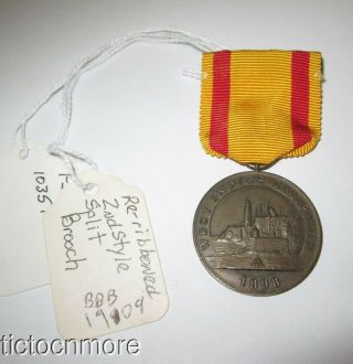 Us Span Am Navy West Indies Campaign Medal Numbered 4011 Named Chief Eng 1911