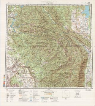 Russian Soviet Military Topographic Maps - Cour D 