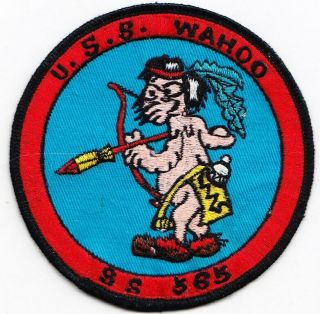 Uss Wahoo Ss - 565 W/native American Indian Usn Period Piece