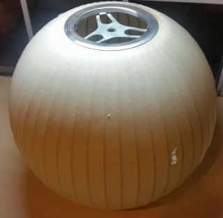 Vintage George Nelson Howard Miller Round Bubble Lamp Mcm 14 " - Shade