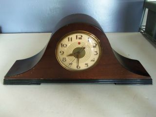 Vintage Warren Telechron Electric Mantle Clock