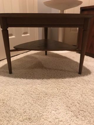 Mid Century Modern Guitar Pick End Table - Laminate Top 2
