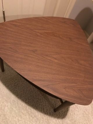 Mid Century Modern Guitar Pick End Table - Laminate Top 4