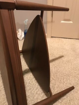 Mid Century Modern Guitar Pick End Table - Laminate Top 6
