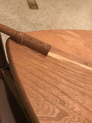 Mid Century Modern Guitar Pick End Table - Laminate Top 8