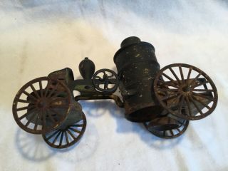 Antique Kingsbury Fire Engine Pumper Wind Up Toy for restoration 7