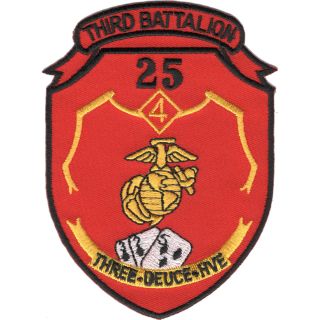 3rd Battalion 25th Marines 3/25 Htf Patch