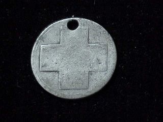 SpanAM War ID tag CO F 1st Montana INF US Vols MT Spanish American War dog tag 2