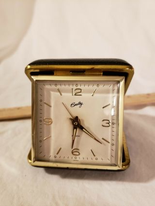 Vintage Bradley Wind Up Travel Alarm Clock - Great Clock