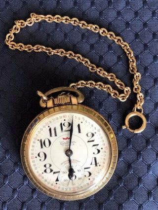 Vintage Waltham Pocket Watch 17 Jewel