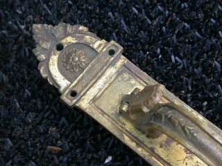 Vintage Brass Door Handles Pulls 8