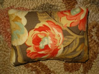 Primitive tiny Sampler Pillow 1849 Ms.  RABBIT & HeR DOG WILLoW TREE Folk Art 4