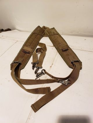 Good Us Military Lc - 1 2 Alice Suspenders Web Belt Green Y Straps Load Bearing