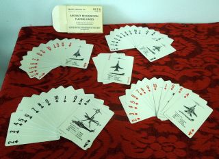 Graphic Training Aid Aircraft Recognition Playing Cards Military 44 - 2 - 6 Oct 1979