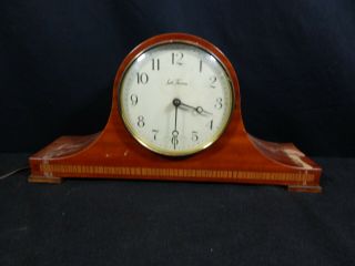 Seth Thomas A304 - 000 Wooden Mantel Clock Electric