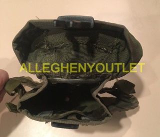 US Military Army OD Small Arms Ammo Pouch Case 3 Mag Magazines 4