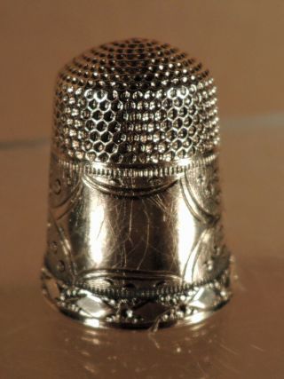 ANTIQUE 14 K VICTORIAN SEWING THIMBLE 2