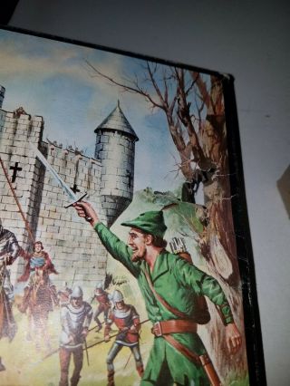 Rare airfix plastic playset series Sherwood Forest Robin Hood & Box & Castle 5