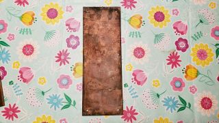 Vintage Antique Door Push Plate Copper? Taken off Municipal Building,  1800s? 2