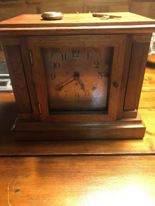 Antique Seth Thomas 4 - Bell Sonora Chime Clock