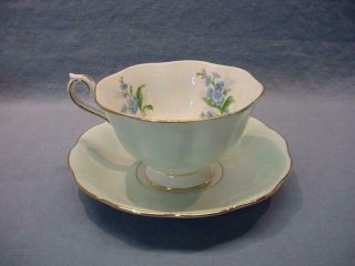 4 English Teacups & Saucers - Paragon,  Royal Albert,  Elizabethian,  Queen Anne 3