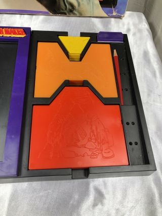 Vintage Mighty Men & Monster Maker Drawing Art Set TOMY 1979,  Complete 18 Plates 2