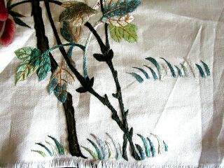 Vintage Chinese Silk Hand Embroidered Wedding Pillow Cover Birds 19 