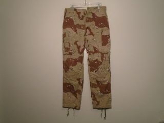 Usgi Desert Storm Era Combat Pants Chocolate Chip Medium Long 1986 4 - E
