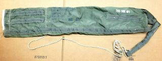 5 Foot Military Parachute Deployment Static Line Nylon Bag Vietnam Era