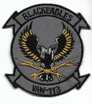 Usn Theatre Made Vaw - 113 Blackeagles Squadron Patch