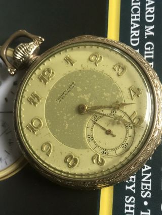 ANTIQUE LONGINES POCKET WATCH 17 Jewels Gold Filled Swiss Made Case 3